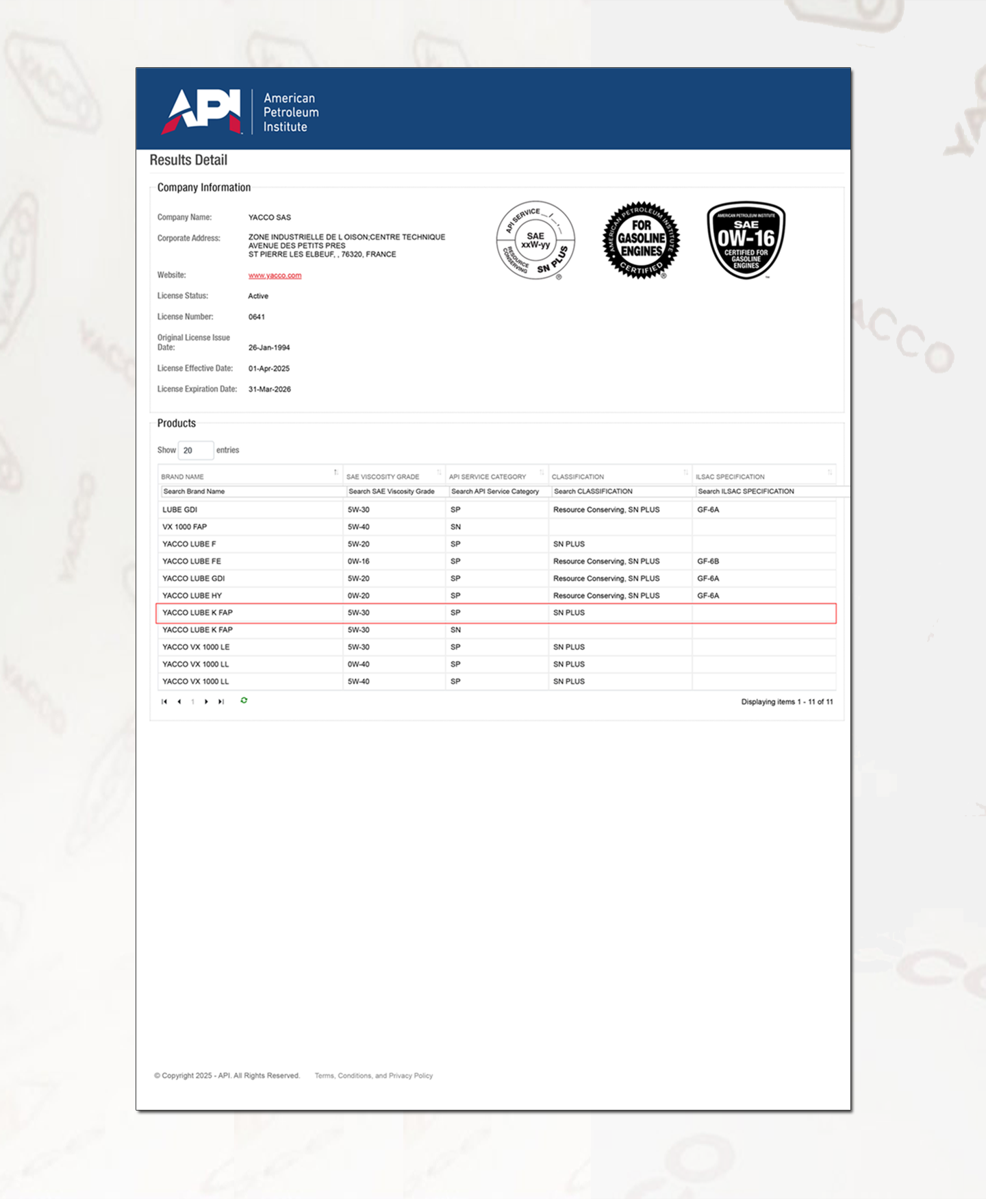 LUBE KFAP 5W30 C3, MB229.52, 디젤차용,디젤 SUV용 오일,API.png