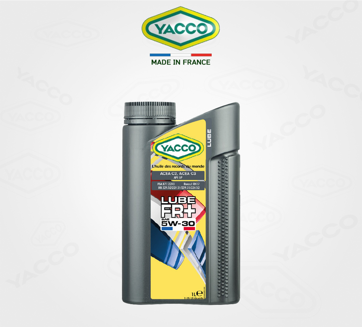 GDI 가솔린, 디젤차 겸용 엔진오일, ACEA C3, API SP, LUBE FR+ 5W30.png