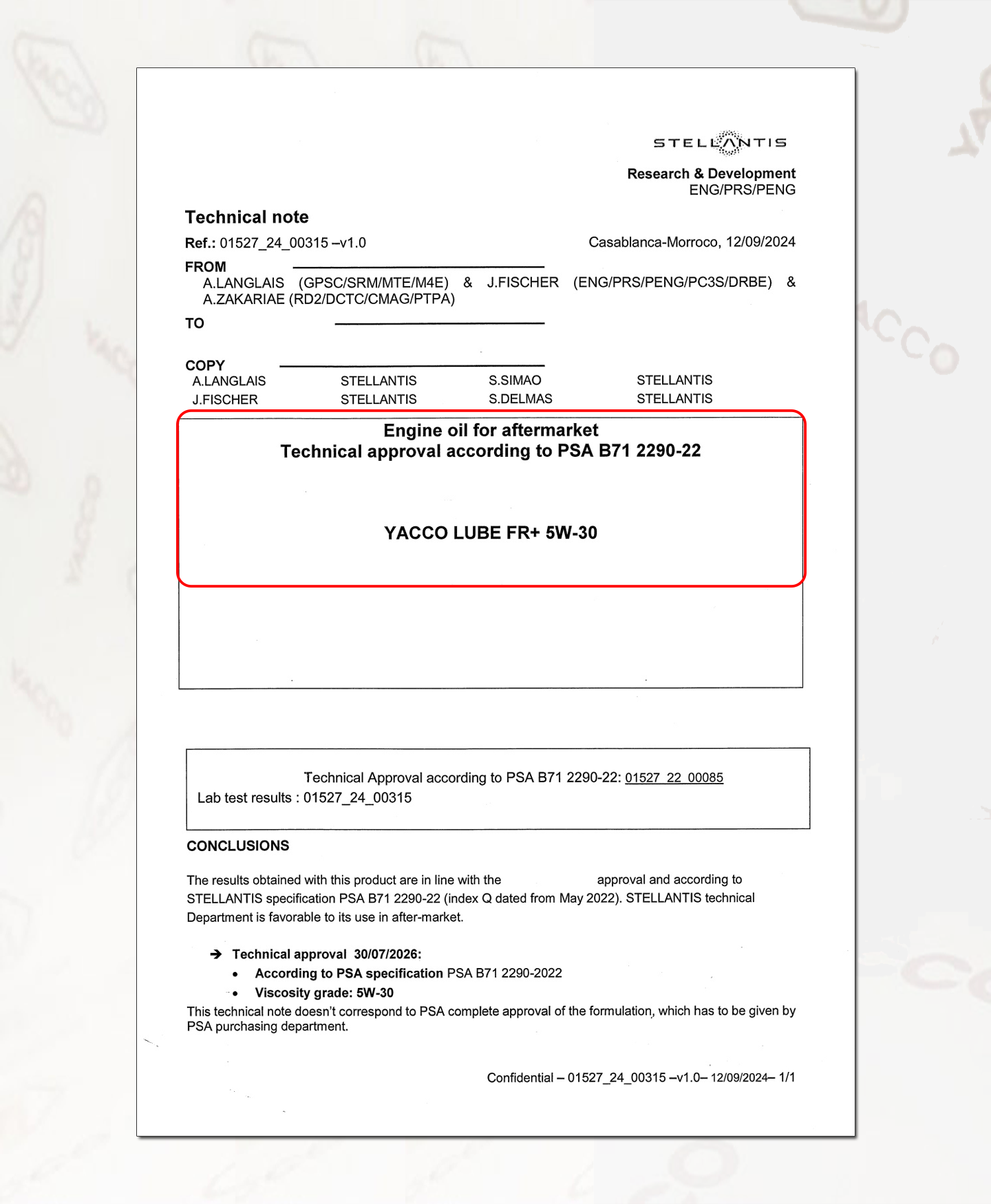 GDI 가솔린, 디젤차 겸용 엔진오일, ACEA C3, API SP, LUBE FR+ 5W30-PSA.png