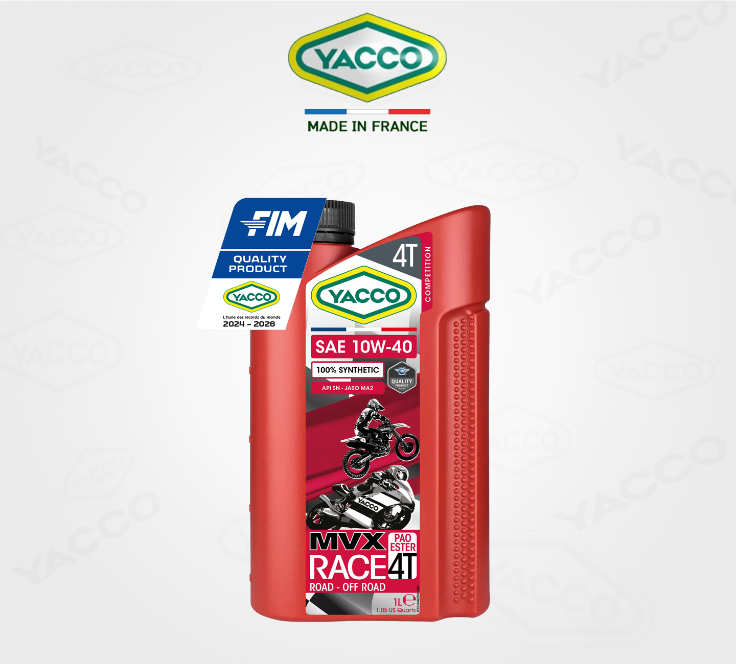 레이싱오일, 오토바이,바이크오일, 야코 MVX RACE 4T 10W40,PAO-1.png