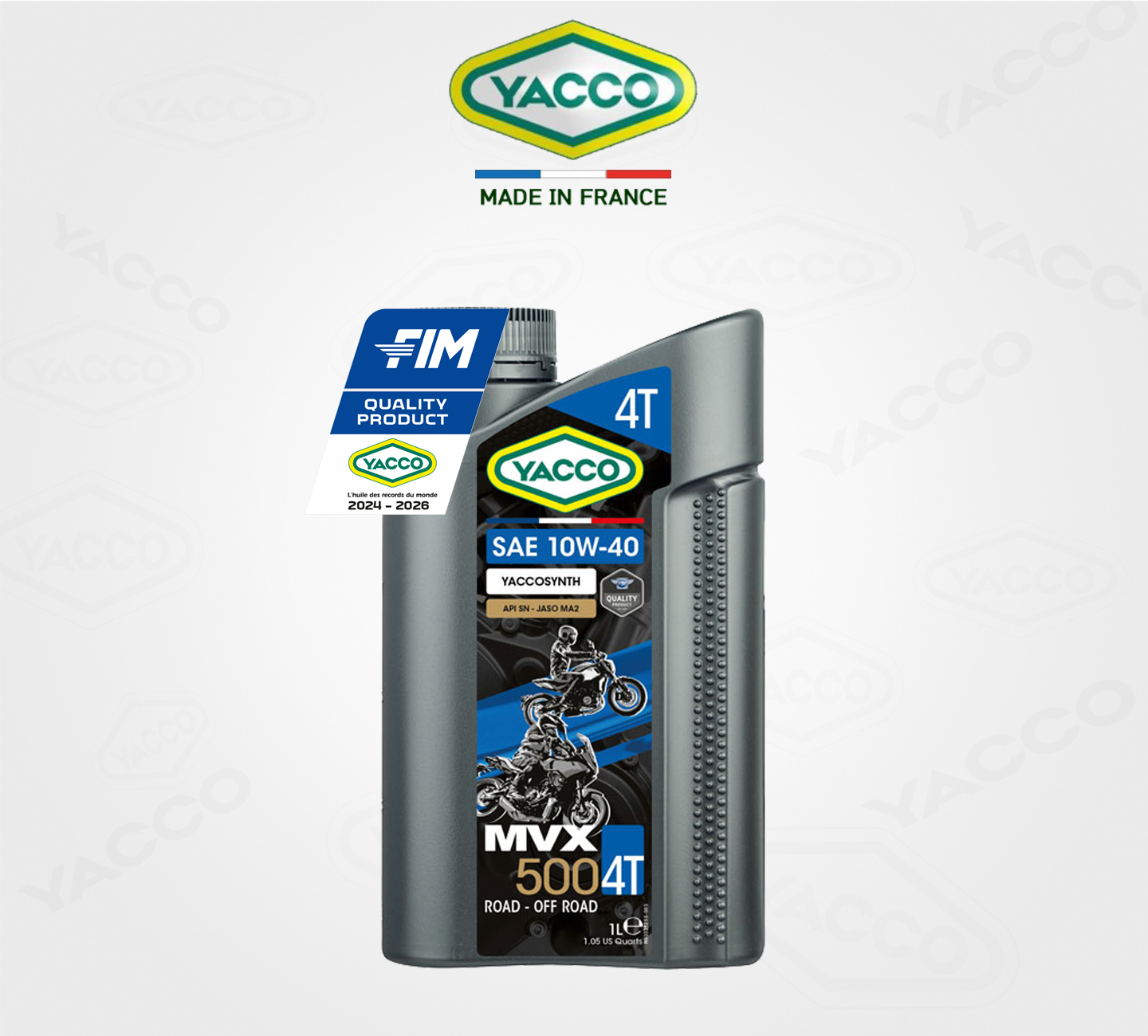 바이크 엔진오일,오토바이 엔진오일 ,야코 MVX 500 4T 10W40-1.png